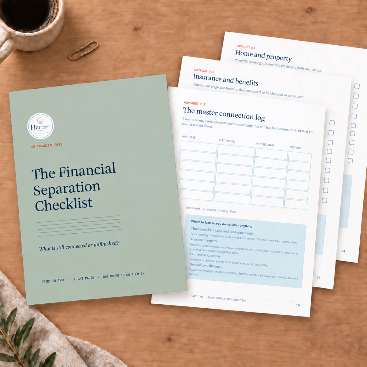 The Financial Separation Checklist